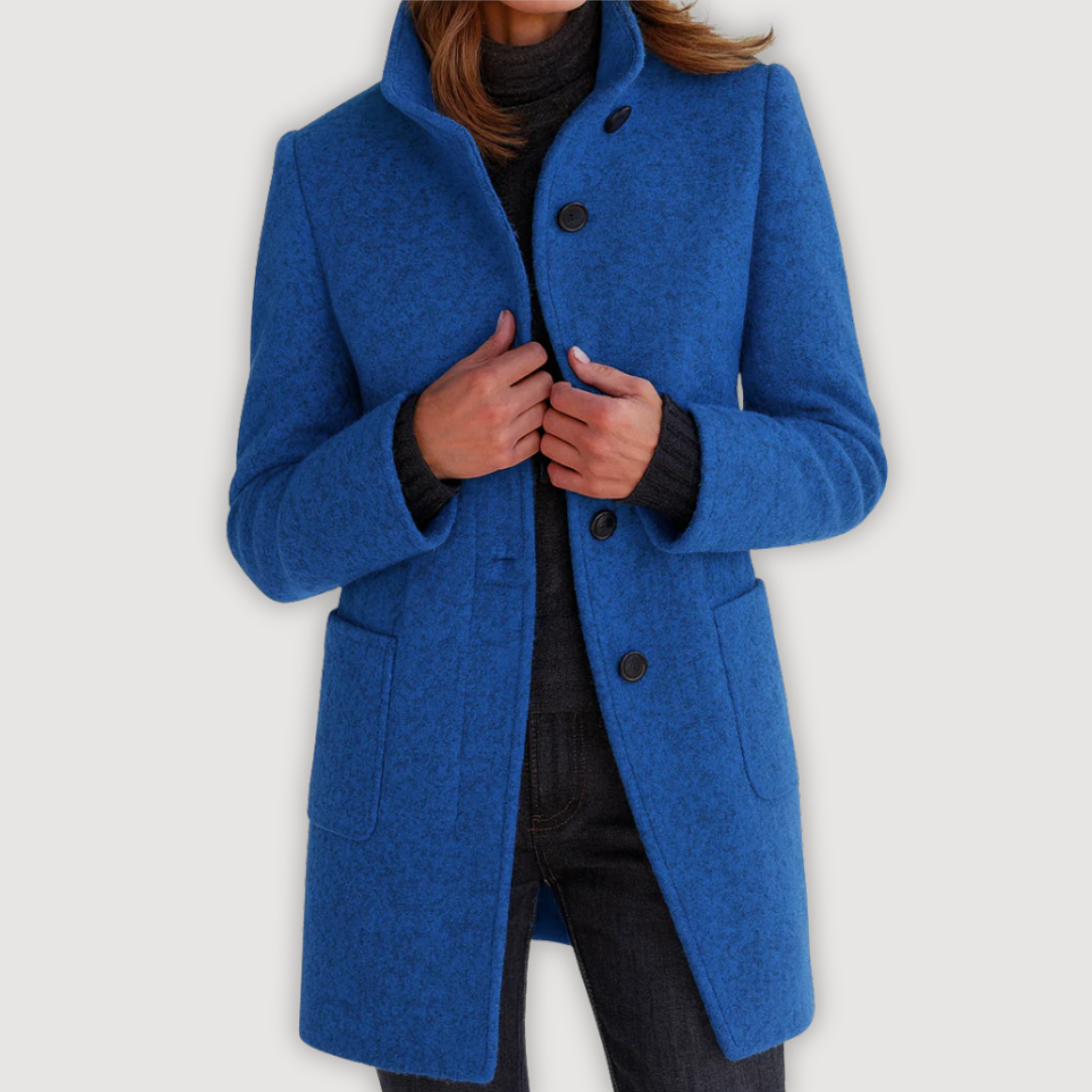 CHELLY – MANTEAU CLASSIQUE EN LAINE