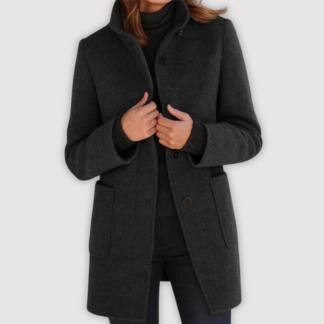 CHELLY – MANTEAU CLASSIQUE EN LAINE