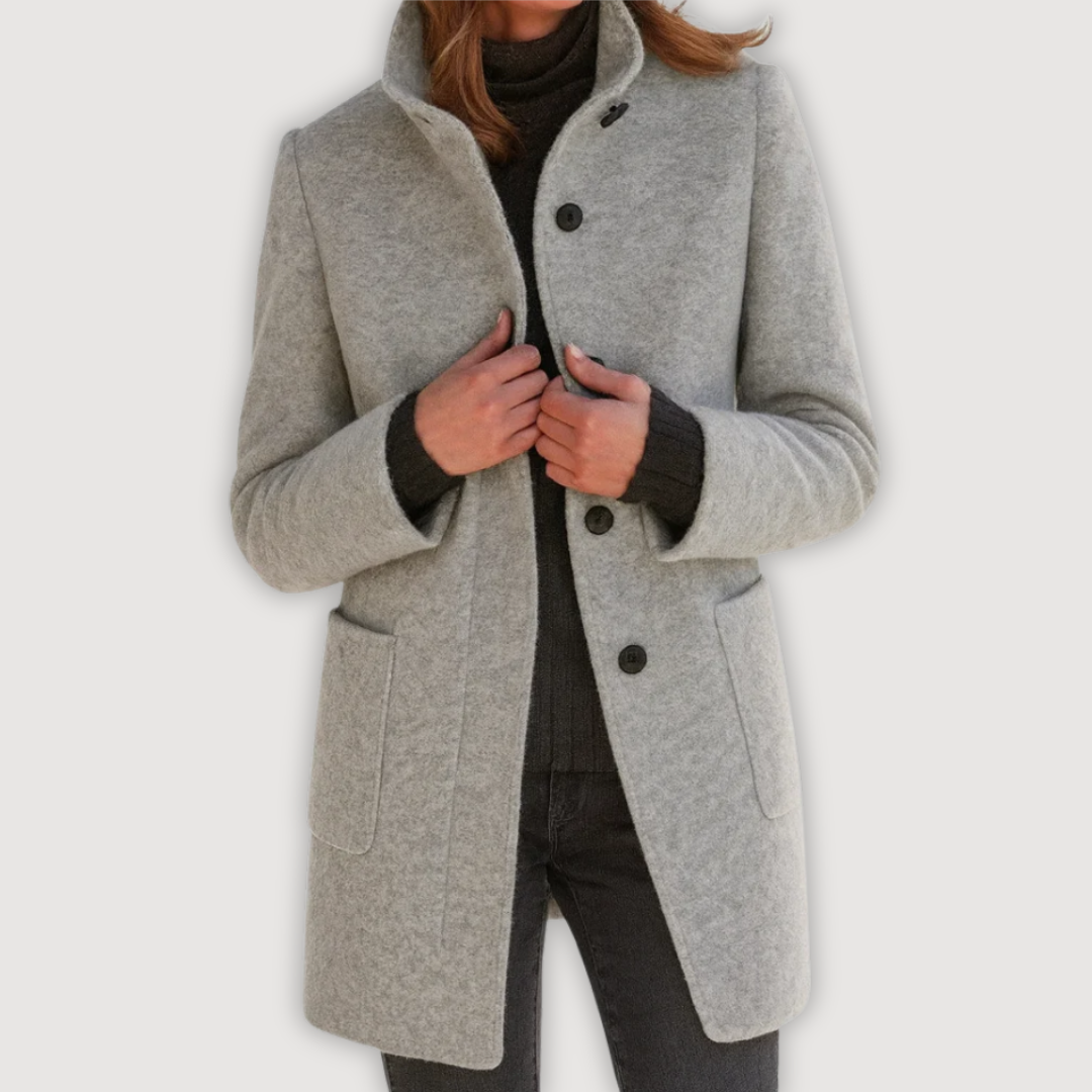 CHELLY – MANTEAU CLASSIQUE EN LAINE