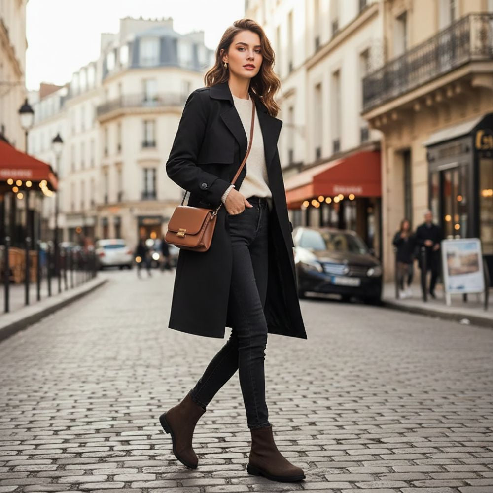 Bottines Suédine – Douceur Confortable & Style Minimal Chic