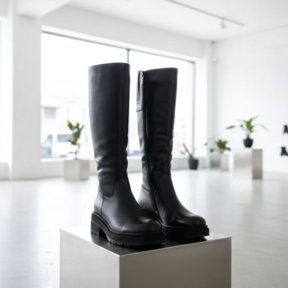 Bottes en Cuir Véritable