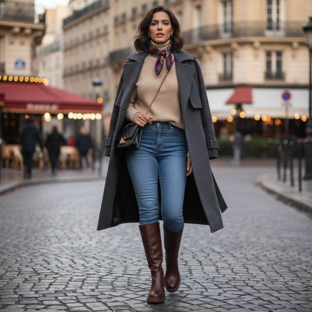 Bottes en Cuir Véritable