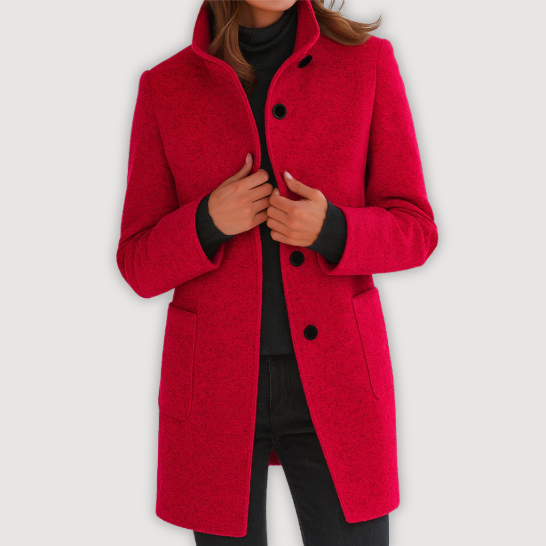 CHELLY – MANTEAU CLASSIQUE EN LAINE
