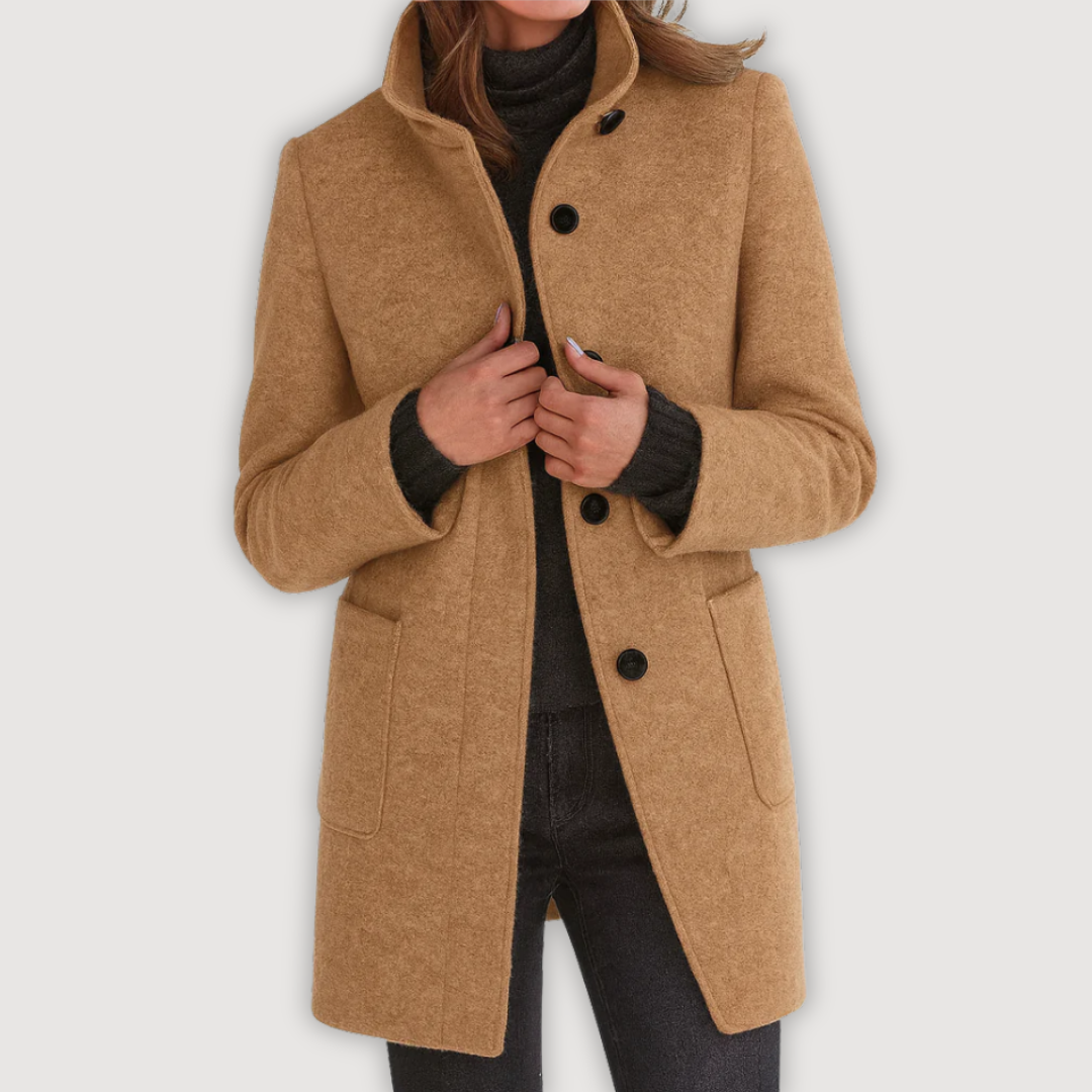 CHELLY – MANTEAU CLASSIQUE EN LAINE