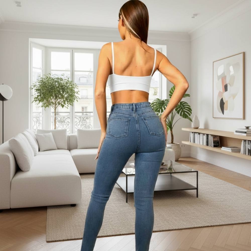 Jean Sculptant Taille Haute