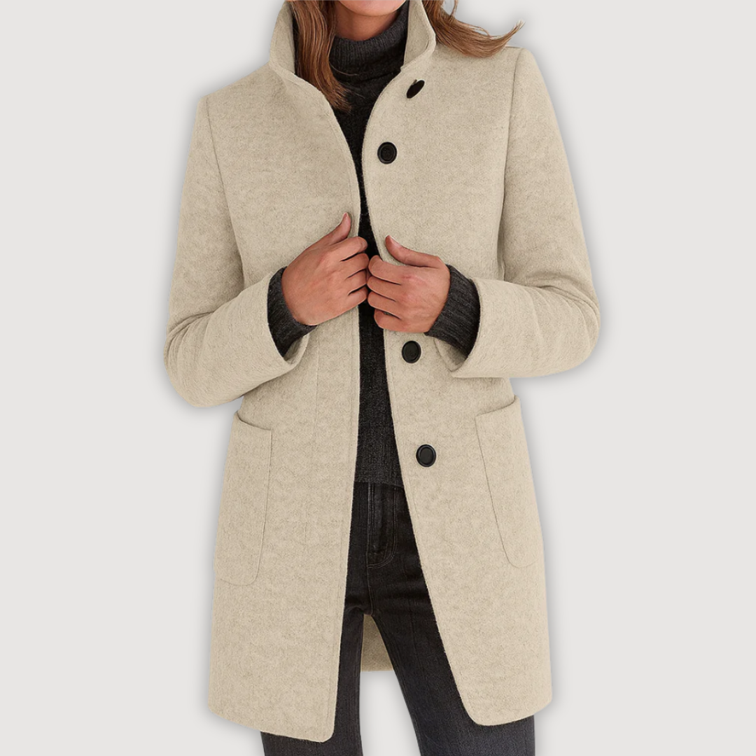 CHELLY – MANTEAU CLASSIQUE EN LAINE