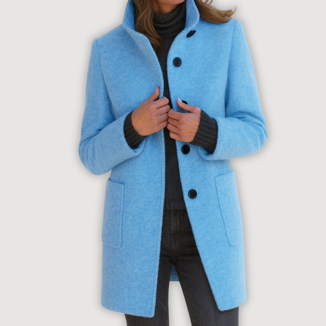 CHELLY – MANTEAU CLASSIQUE EN LAINE